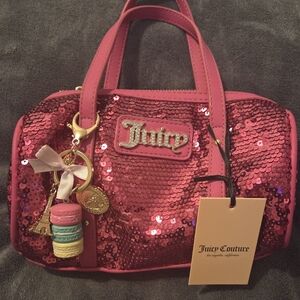 Juicy Couture Pink Sequin Mini Bag